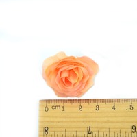 10/50/100 sztuk 2.5cm Mini jedwab sztuczny główki kwiatów róży na ślub dekoracje do domu na imprezę akcesoria DIY sztuczne kwiaty Craft 6